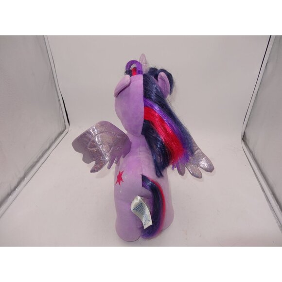 My Little Pony Twilight Sparkle Plush Toy With Glittery Wings & Horn 16" Purple - Picture 5 of 9